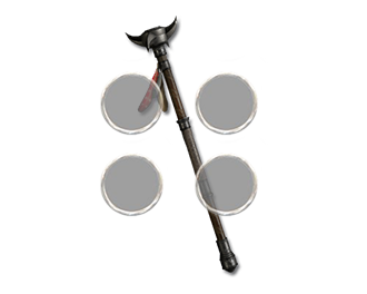 4 Sockets War Staff