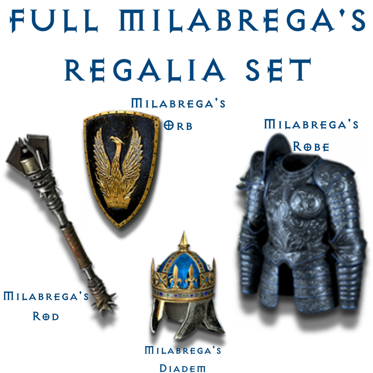 Full Milabrega's Regalia Set